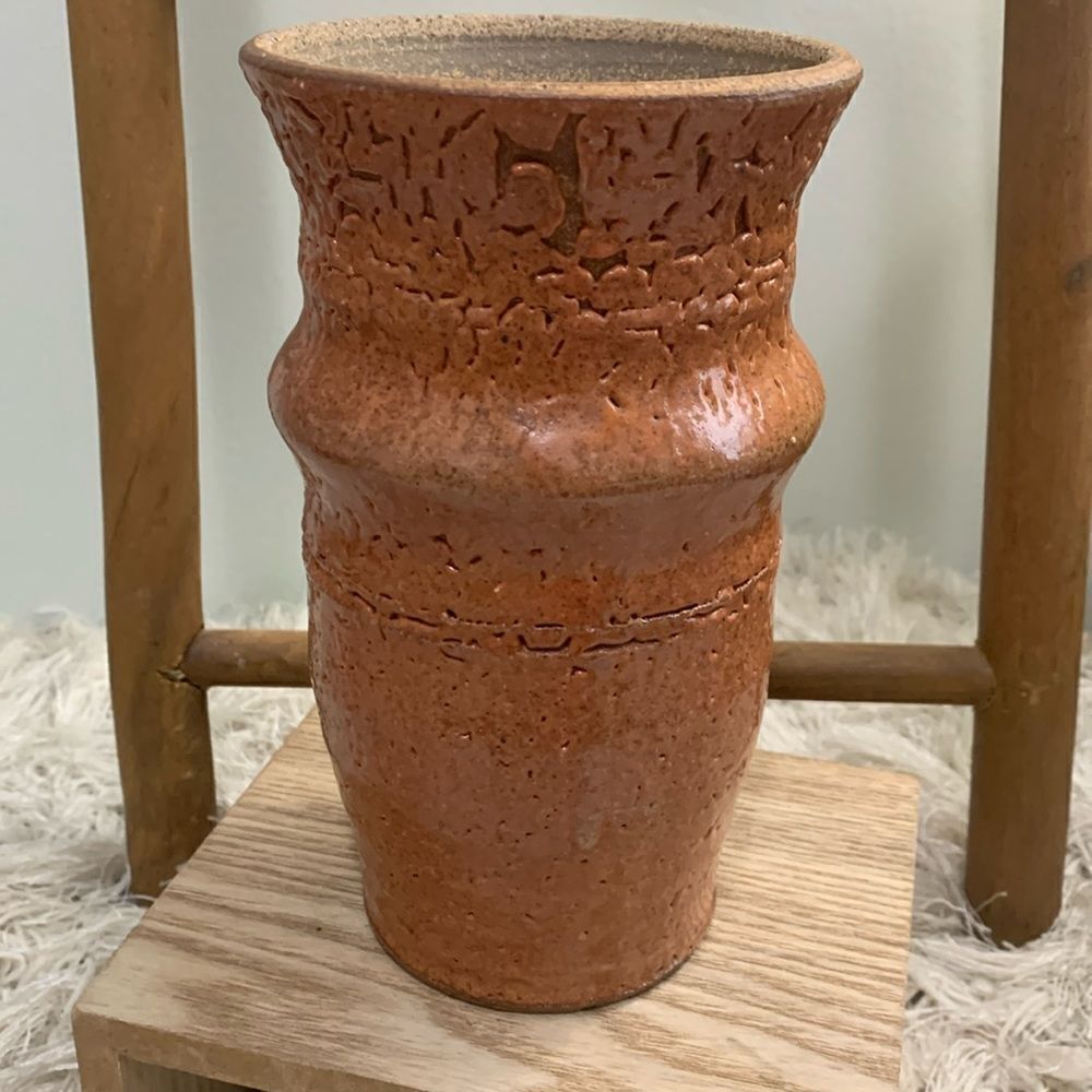 Stein Studio Art Pottery Vase Handmade Artist Signed
